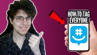 How To Tag Everyone In Groupme [upl. by Woods834]