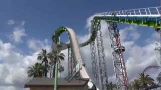 Perilous Plunge water ride at Knotts Berry Farm  HDThrillSeeker [upl. by Brandyn]