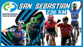 🔴 EN VIVO CLASICA SAN SEBASTIAN 2024  236KM [upl. by Nnaytsirk]