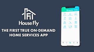 House Fly Home Services App  Service Provider How it Works [upl. by Burrow538]