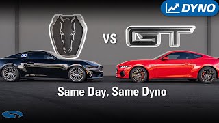 2024 Dark Horse vs Mustang GT on the Dyno  The Ultimate Comparison [upl. by Ydolem]