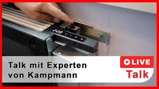 Wärmepumpenheizkörper  Planung Montage und Funktion  Talk mit Kampmann [upl. by Ludeman]