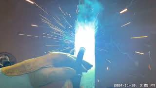 Mig Down Hand Welding [upl. by Shiverick]