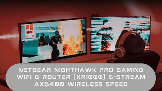 NETGEAR Nighthawk Pro Gaming WiFi 6 Router XR1000 6Stream AX5400 Wireless Speed up to 54Gbps [upl. by Oliy]