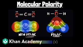 Molecular polarity  Chemistry  Khan Academy [upl. by Miah]