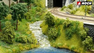 NOCH BastelWorkshop Aufbau des Neuheitendioramas 2018 Teil 4 von 4 [upl. by Silirama]