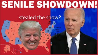 SENILE SHOWDOWN  Donald Trump SQUASHES Biden in debate as Democrats enter SEVERE PANIC MODE [upl. by Kciv]