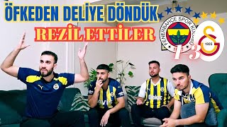 FENERBAHÃ‡E  GALATASARAY DERBÄ° MAÃ‡INA TEPKÄ° FANATÄ°K FENERBAHÃ‡ELÄ°LER Ã‡ILDIRDI [upl. by Noroj]