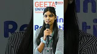 Poetry competition at Geeta University  Hindidivas Hindipoetry Bestpoetryinhindi Shorts [upl. by Chessy864]