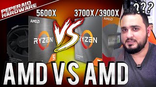 RYZEN 5 5600x melhor que 3700x e 3900x 6 Núcleos ZEN 3 vs 8 e 12 Núcleos ZEN 2 Render e Games [upl. by Spears]