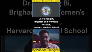 Dr Caihong Bi Harvard Medical School [upl. by Darrey68]