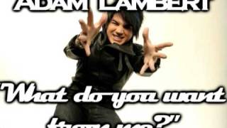 Adam Lambert  Whatdoya Want From Me [upl. by Ware]