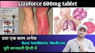 Lizoforce 600 tablet use dose benefits and Side effects full review in hindilinezolid600 [upl. by Latimore]