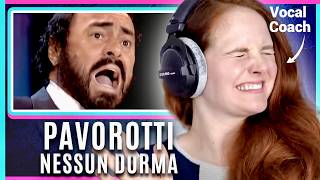 How Is It Possible  Pavarotti  Nessun Dorma The Three Tenors 1994  Vocal Coach ReactsAnalysis [upl. by Map]