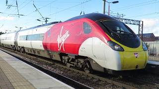 Class 390112  Virgin Star  Virgin Pendolino  Wigan Northwestern  24092018 [upl. by Selda]