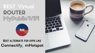 How to start WiFi Hotspot via MyPublicWiFi  Connectify mHotspot Alternative Virtual Router FREE [upl. by Laitselec]