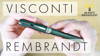 Visconti Rembrandt Fountain Pen Review [upl. by Colwen]