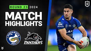 NRL 2024  Eels v Panthers  Match Highlights [upl. by Naz]