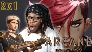 WHAT A START 😱🤯  ARCANE 2x1 Reaction [upl. by Ikiv]