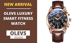 Olevs Luxury Smart Fitness Watch  OLEVS WATCH REVIEW [upl. by Alemahs]