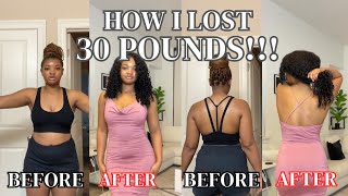 HOW I LOST 30 POUNDS  My Weight Loss Journey w PICTURES  VLOGMAS DAY 13 [upl. by Dame76]