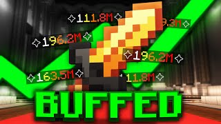 THIS ONE CHANGE MADE THIS SWORD OVERPOWERED Hypixel Skyblock IRONMAN [upl. by Rizika]