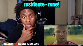 this really was sad Residente  René Official Video  reaction [upl. by Wennerholn]