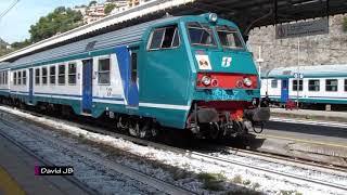 Stazione Internazionale di Ventimiglia  Trenitalia e SNCF [upl. by Alegnasor]