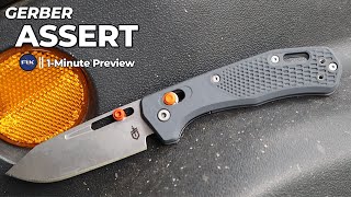 Gerber Assert Folding Knife  1 Minute Preview  Atlantic Knife [upl. by Illa]