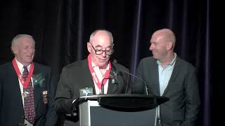 1965 Team Braunstein Manitoba Sports Hall of Fame  Acceptance Speech [upl. by Hpeosj422]