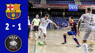 Champions League Futsal  FC Barcelone  ACCS 21 le replay [upl. by Calvano935]