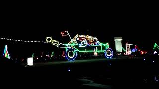 Charlotte NC Speedway Christmas Lights Five million lights on a four mile course full tour [upl. by Narret607]