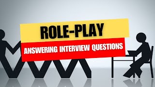 First Job Interview Role Play for Beginner ESL Learners [upl. by Acina]