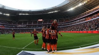 First game at Donbass Arena Shakhtar 40 Obolon 27092009 [upl. by Bevash]