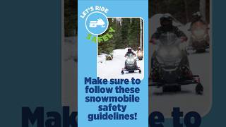 Snowmobile safely in Minocqua [upl. by Anglo]