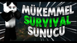 Türkiyenin En İyi Survival Serveri  Minecraft Server Tanıtımı [upl. by Fitton]