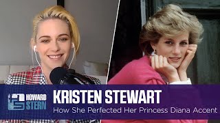 How Kristen Stewart Learned Princess Diana’s Accent [upl. by Auqkinahs]