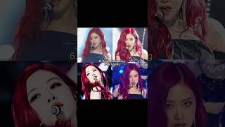 Top 6 Kpop female idols who owned red hair ❤️ shorts blackpink kpop redhair edit [upl. by Neill]