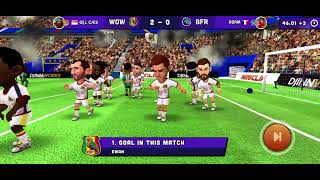 Mini Football Gameplay 61 VS 62 [upl. by Haelahk961]