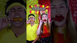 PT2 BASTIDORES MUKBANG de comidinhas VERMELHAS ♥️ e AMARELAS 💛 com leoleo comenta pra parte 3 [upl. by Nairbo]