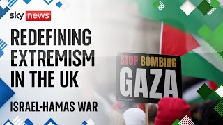 IsraelHamas war demonstrations across the UK [upl. by Tterab]