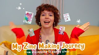 🧡 Zinespiration From discovering zines to making zines my relationship with zine making zine [upl. by Everson]