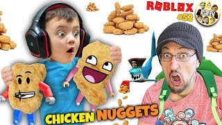 CHICKEN NUGGET DANCE 🐔 FGTEEV ROBLOX 52 [upl. by Trever]