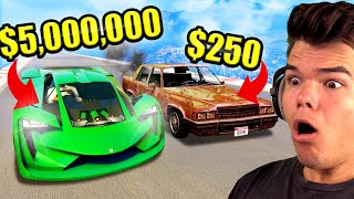 CHEAPEST vs Most EXPENSIVE Car In GTA 5 [upl. by Euginomod]