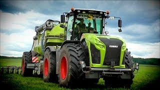 CLAAS XERION 4000  Kaweco Double Twin Shift  Agrarservice Tobias Schulze im Einsatz FullHD [upl. by Armalla510]