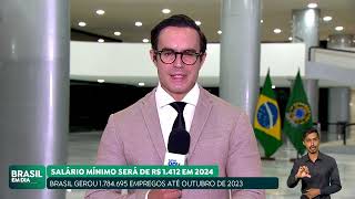 VALOR DO SALÁRIO MÍNIMO PREVISTO PARA 2024 É DE R 1412 ANUNCIA LUIZ MARINHO [upl. by Daune]