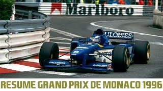 Résumé GrandPrix de Monaco 1996  Formule 1 [upl. by Calondra]