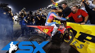 Supercross Round 8 450SX Highlights  Daytona FL Daytona International Speedway  Mar 2 2024 [upl. by Fran]