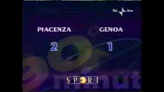 SERIE B 20002001 PIACENZA  GENOA 21 [upl. by Noble]