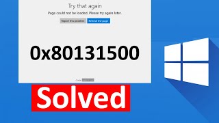 Fix 0x80131500 Microsoft Store Error in Windows 10 [upl. by Ilac]